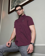 Wine Tri-Tone Shirt