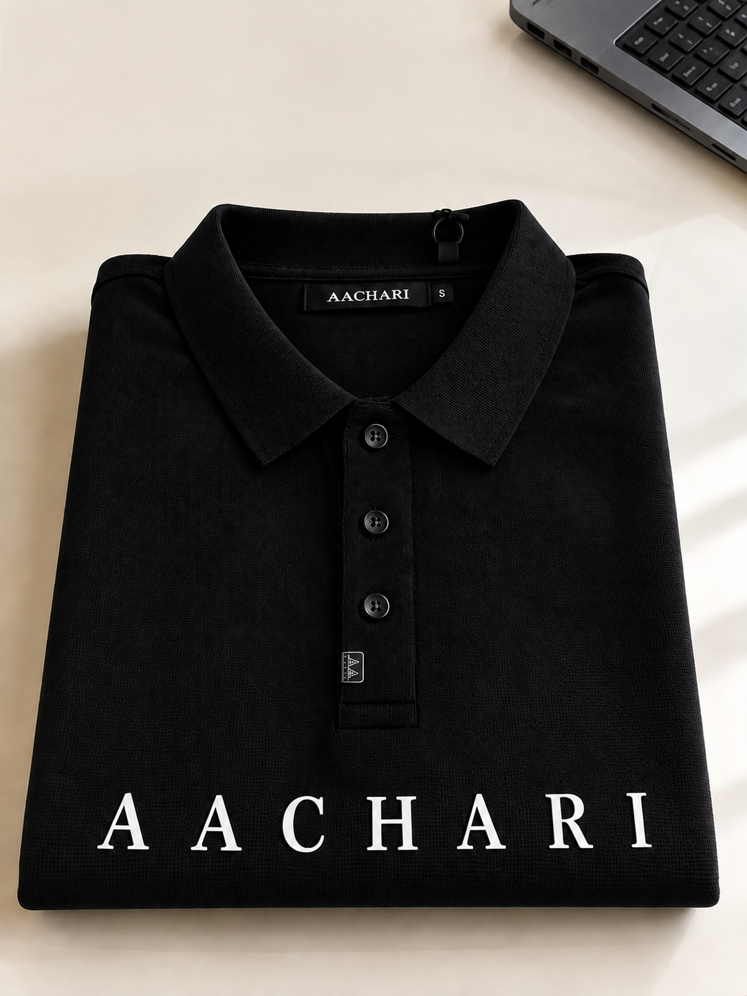 Black Signature Polo T-Shirt