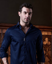 Timeless Elegance Blue Shirt