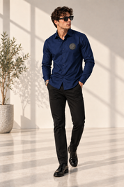 Signature Navy Blue Shirt