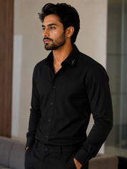 Classic black Fit shirt