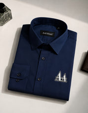 Navy Blue Full Sleeves Shirt