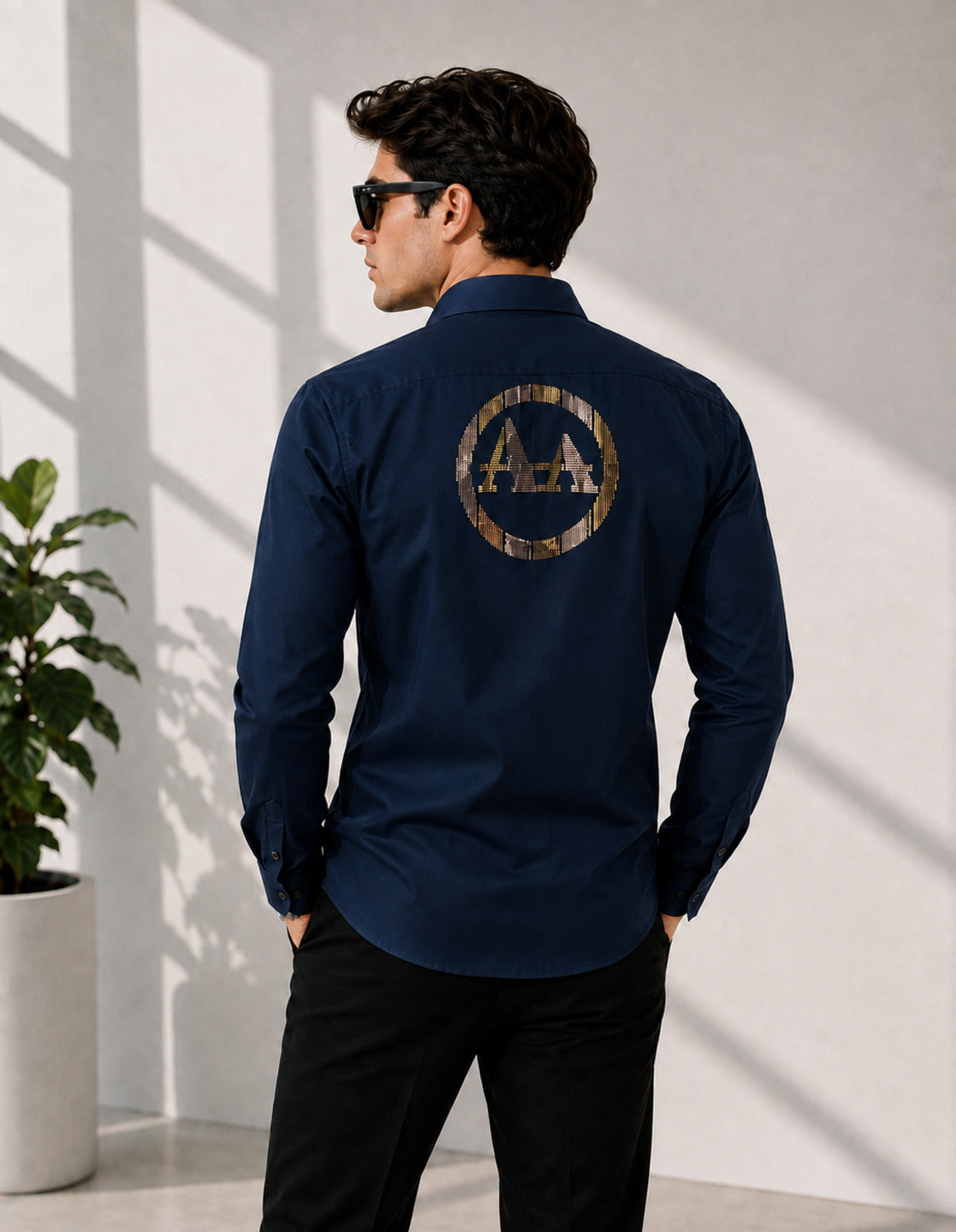 Signature Spark Navy blue Shirt