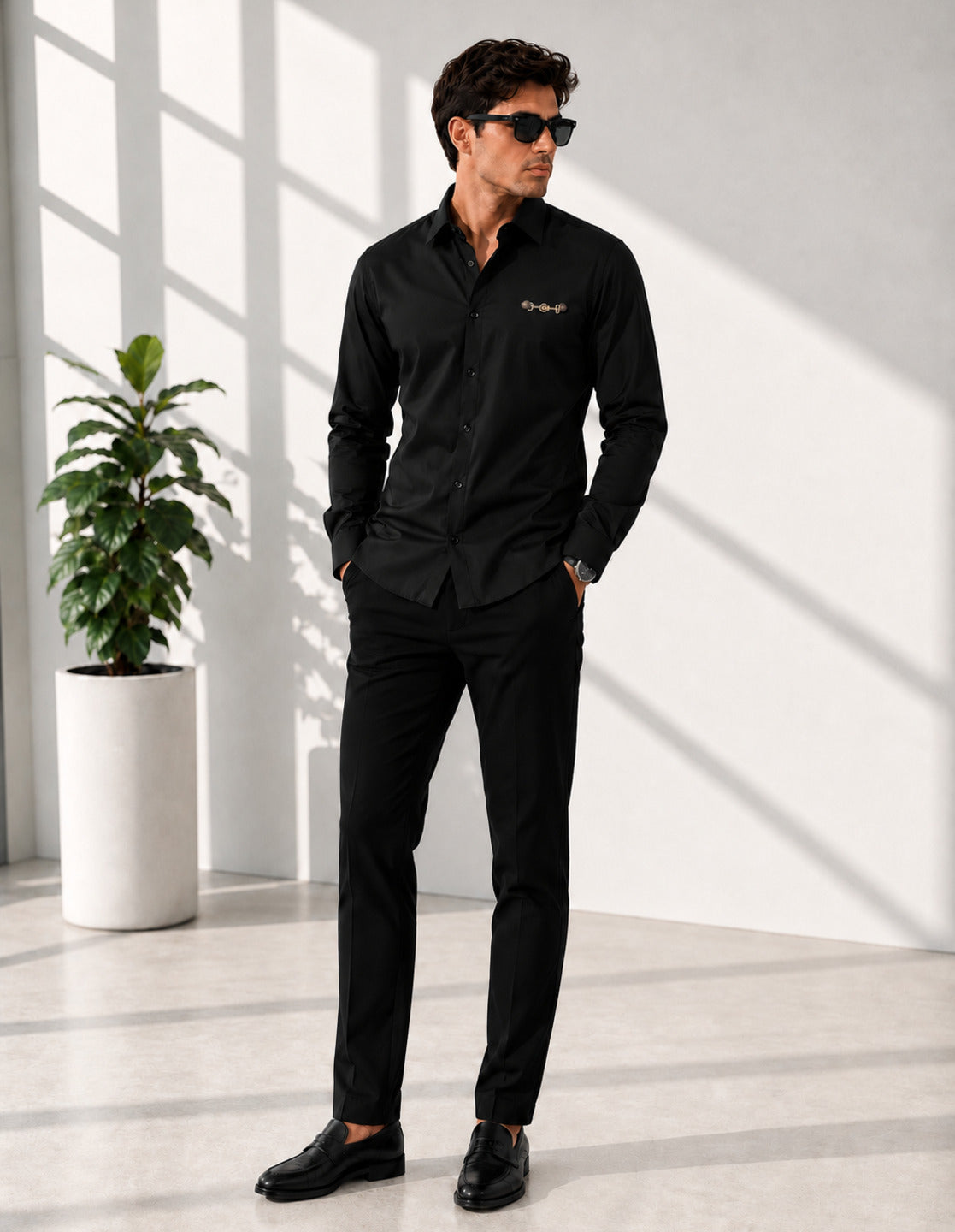 Redefined Men's Black Shirt