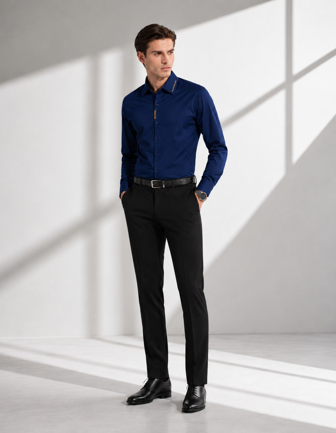 Timeless Elegance Blue Shirt