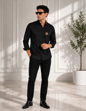 Classic Black Shirt Full Sleeve