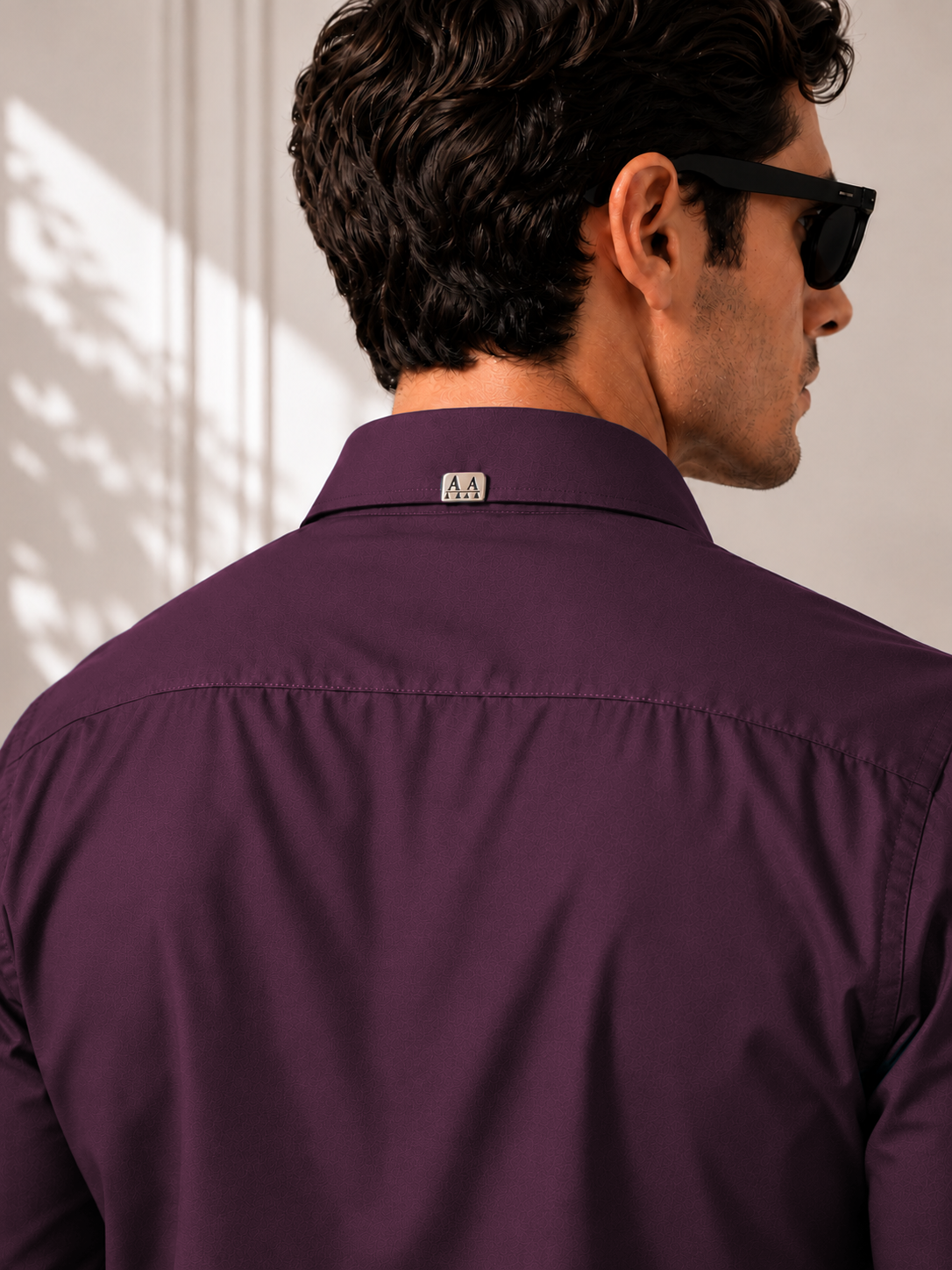 Grey Strip Classic Wine Shirt