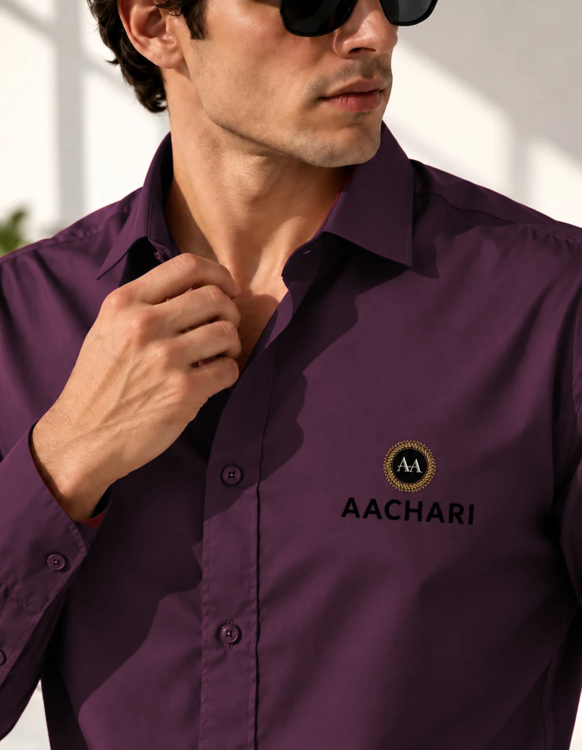 Wine  Classic Full Shirt