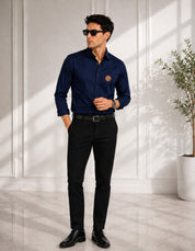 Classic Navy Blue Shirt