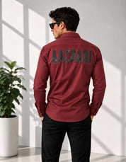 Maroon Full Sleeves Shirt