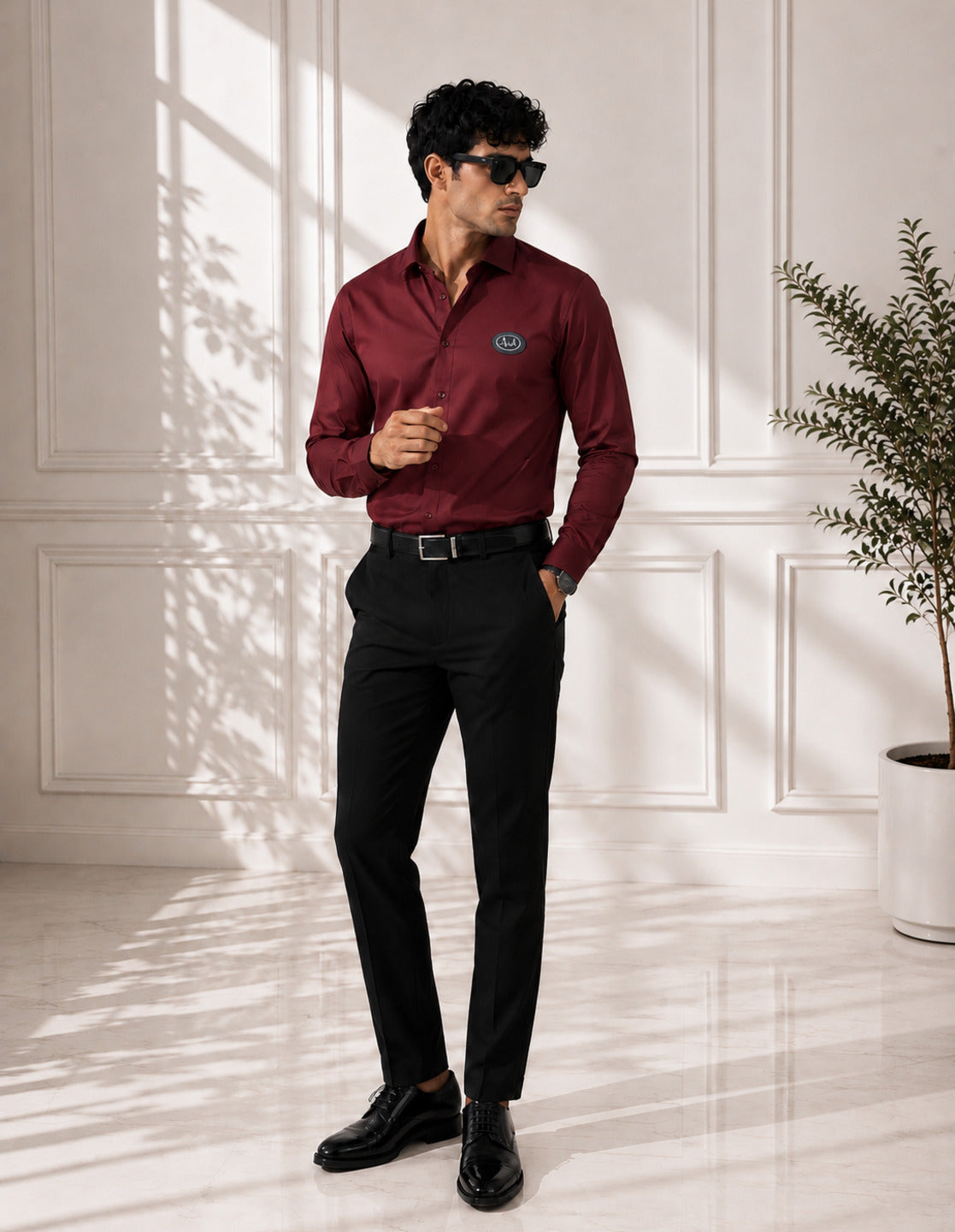 Classic Maroon Luxury Shirt