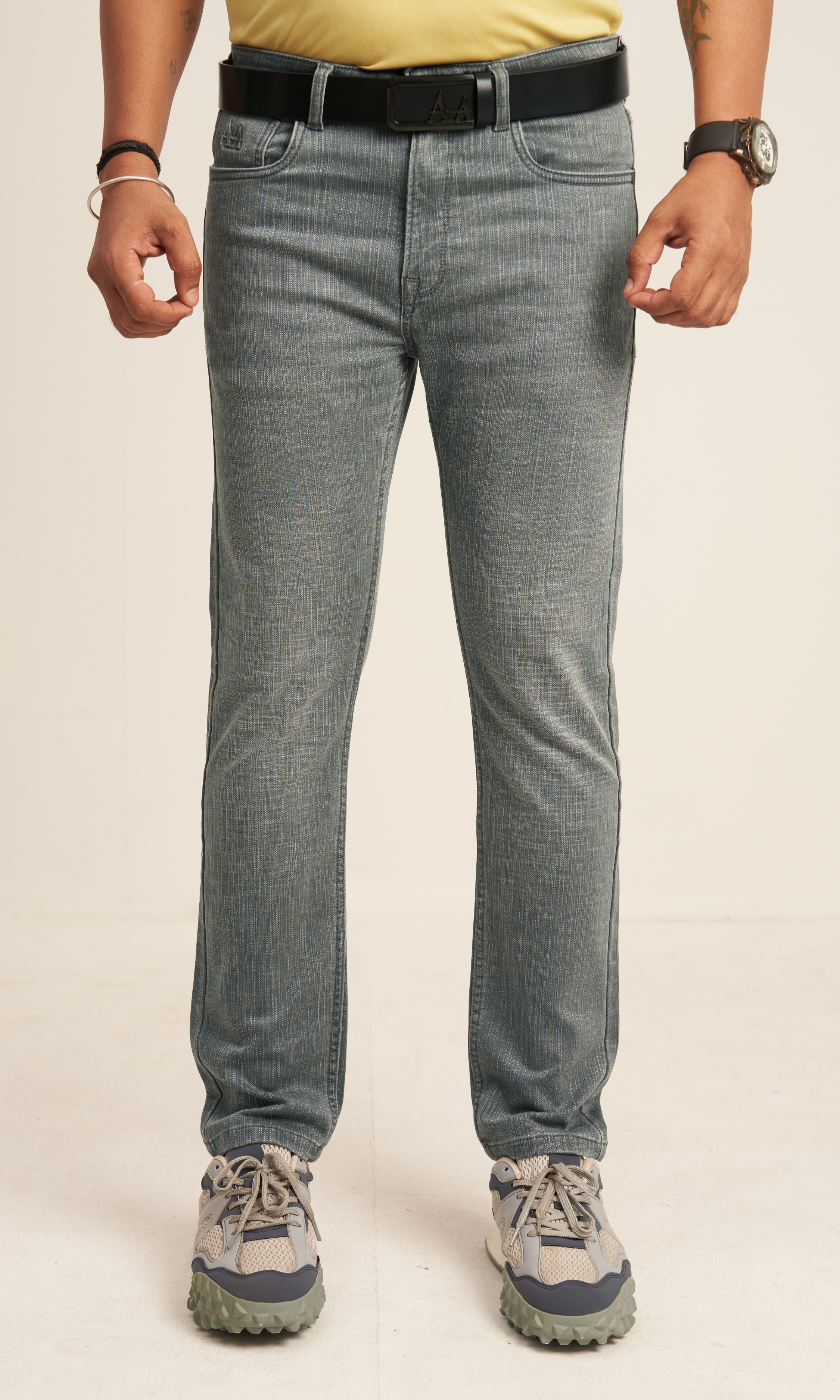 Aachari's Frost Grey Denim
