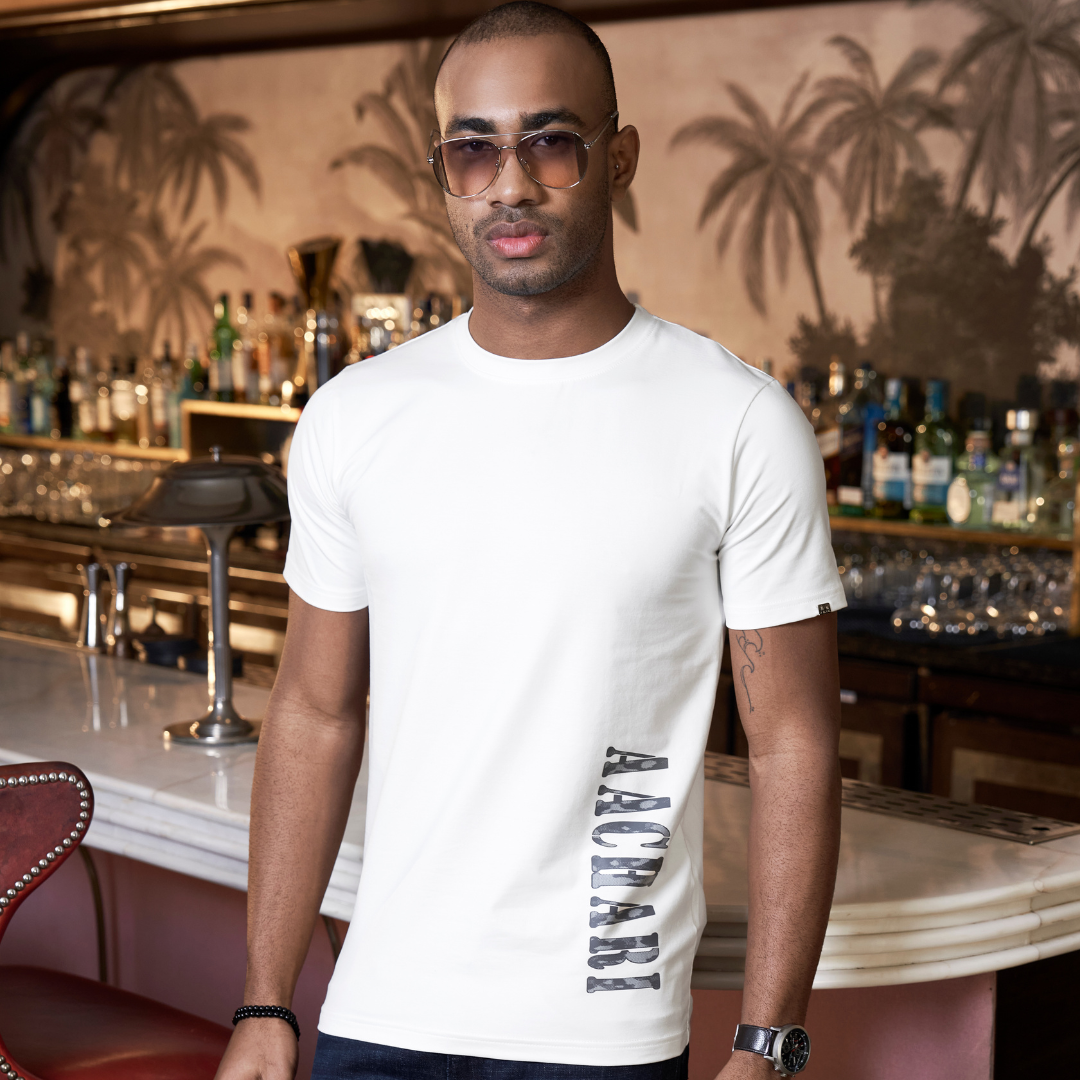 Men's Regular White T-shirt