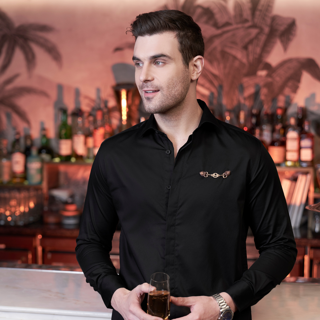 Redefined Men's Black Shirt