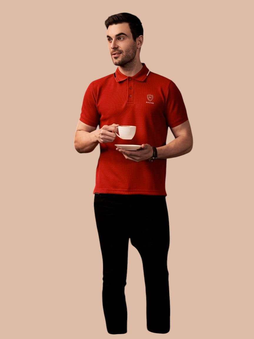 Red Premium Polo