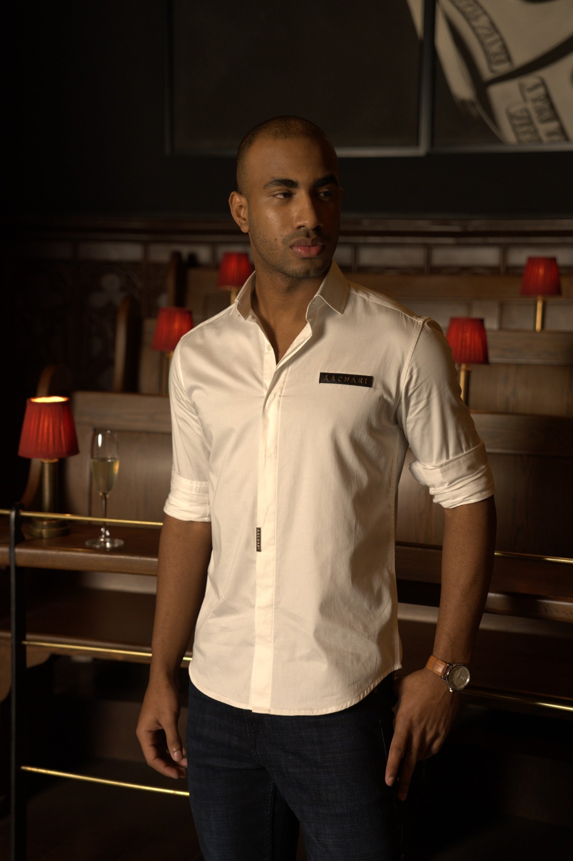 Signature emblem white Shirt