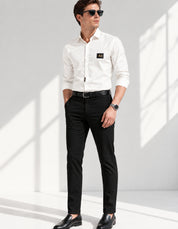 Classic Elegant Men's White Shirt