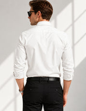 Classic Elegant Men's White Shirt