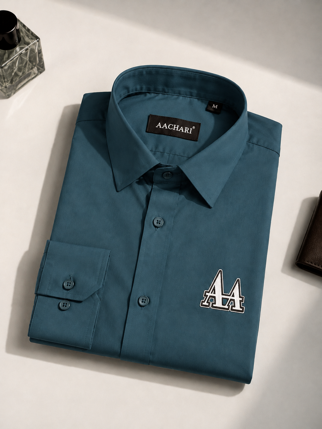 Teal Full Sleeves Shirt