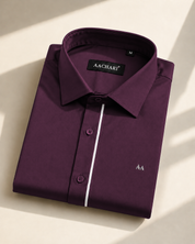 Grey Strip Classic Wine Shirt