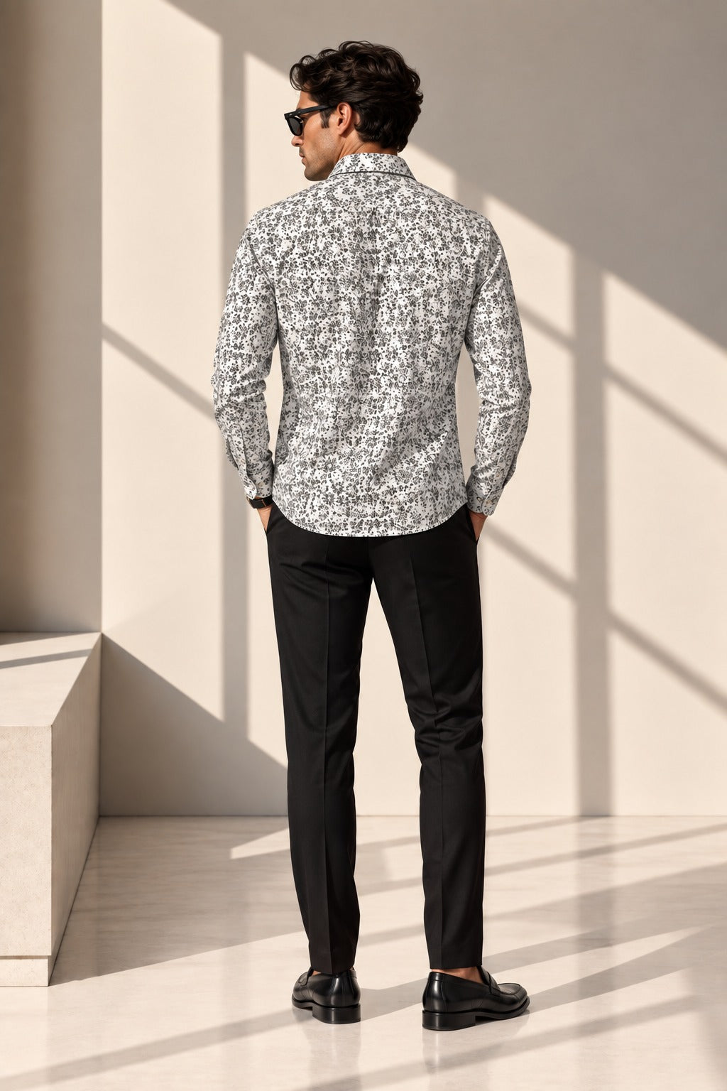 Over the shoulder Printed shirt
