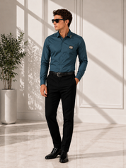 Signature Teal Luxury Shirt