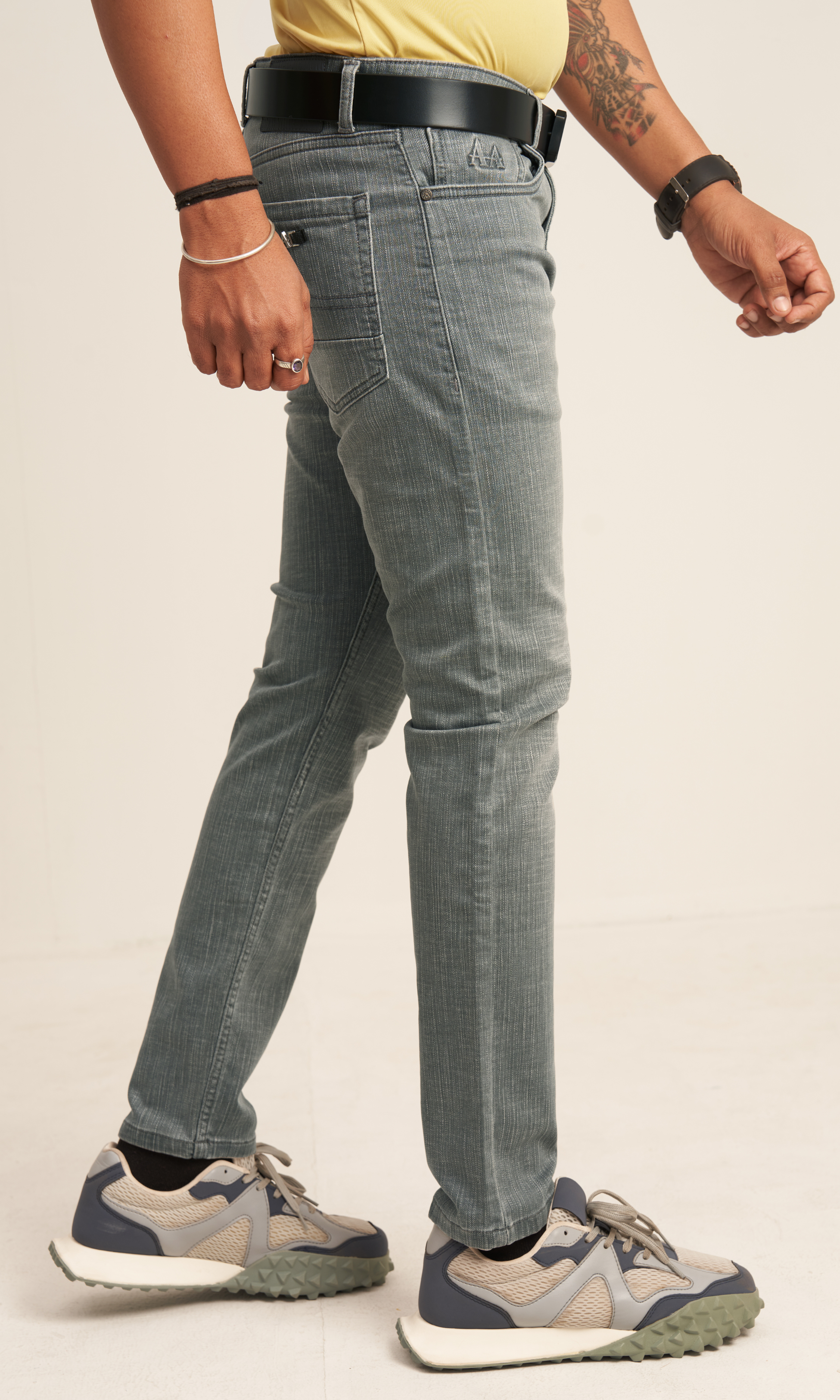 Aachari's Frost Grey Denim