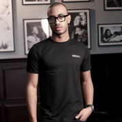 Signature Aachari Black T Shirt