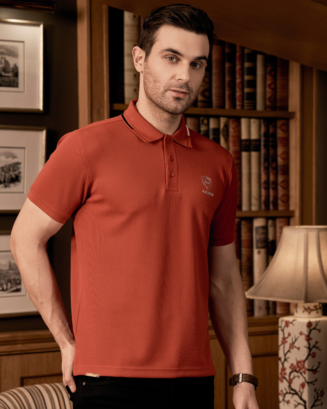 Premium Red Polo T-Shirt | AACHARI