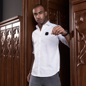 Aachari Signatute White Shirt