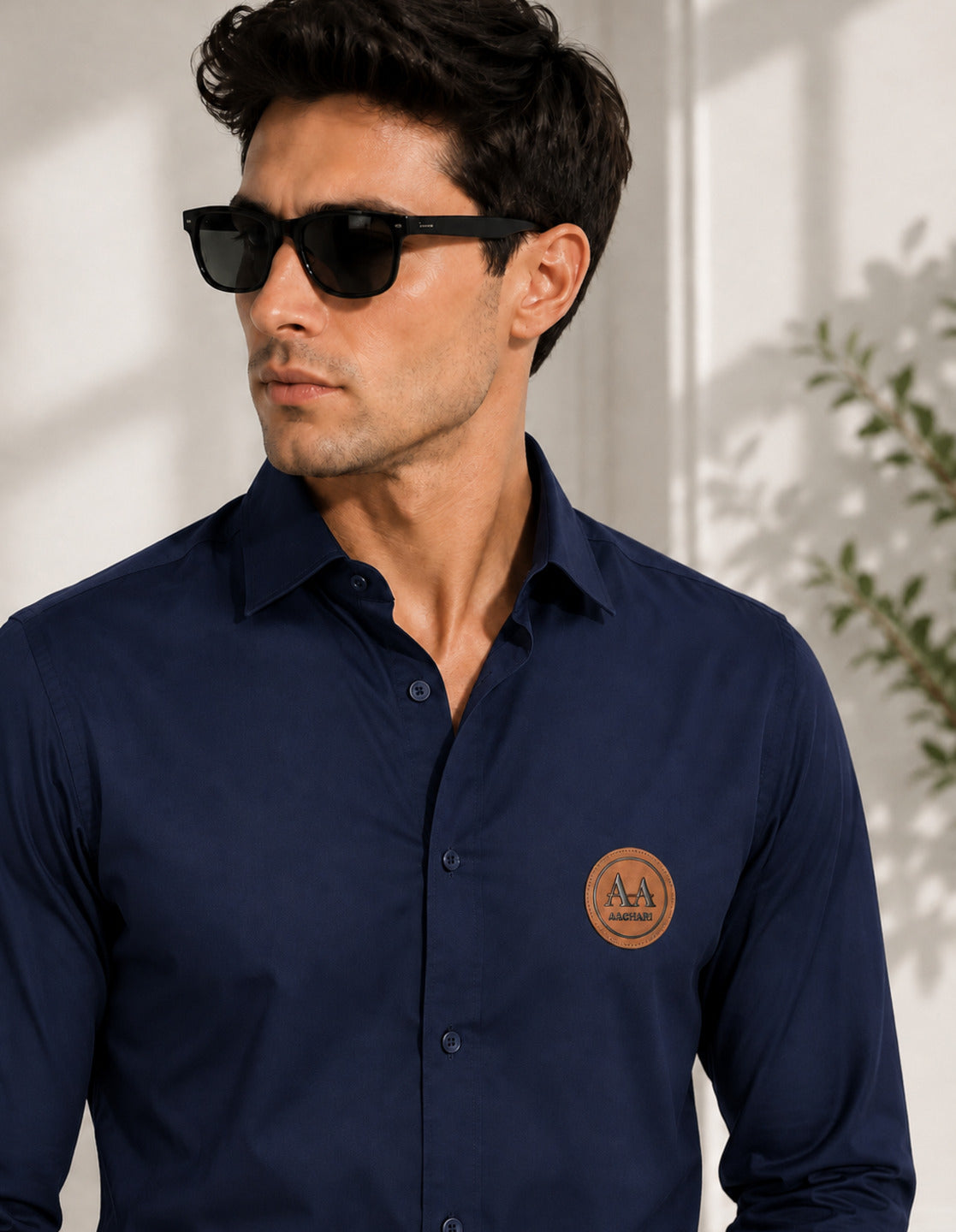 Classic Navy Blue Shirt