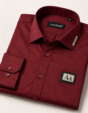 Signature Maroon Luxury Shirt