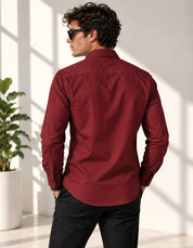 Maroon Classic Full Shirt
