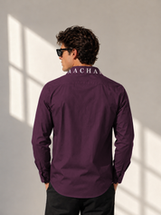 Wine Full Sleeves Shirt