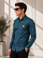 Signature Teal Luxury Shirt