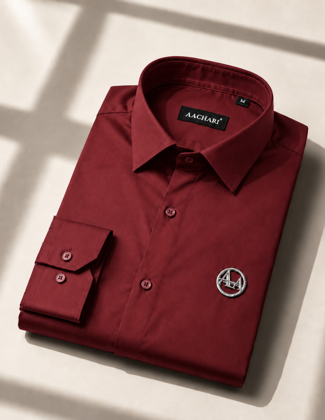 Maroon Full Sleeves Shirt