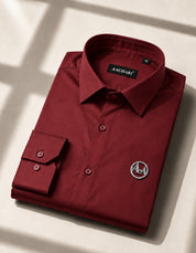 Maroon Full Sleeves Shirt