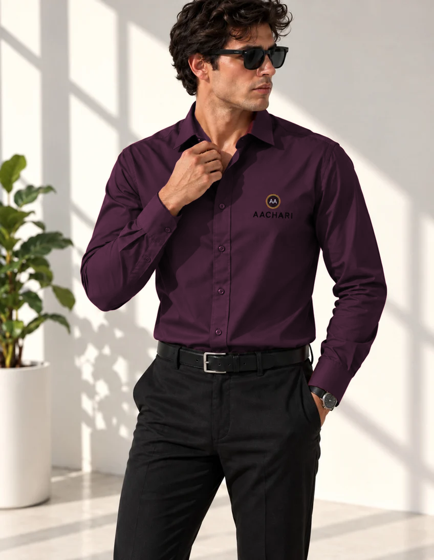 Wine  Classic Full Shirt