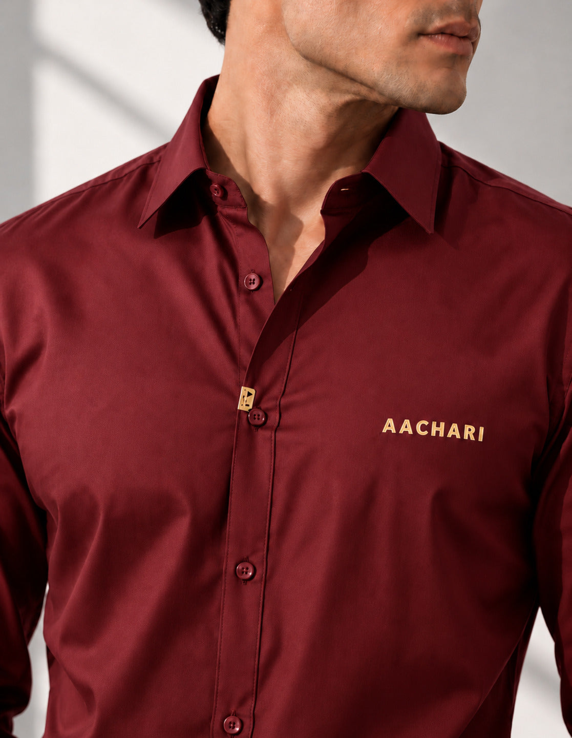 Signature Spark Navy Maroon Shirt