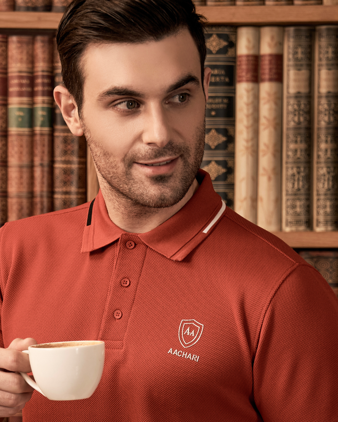 Premium Red Polo T-Shirt | AACHARI