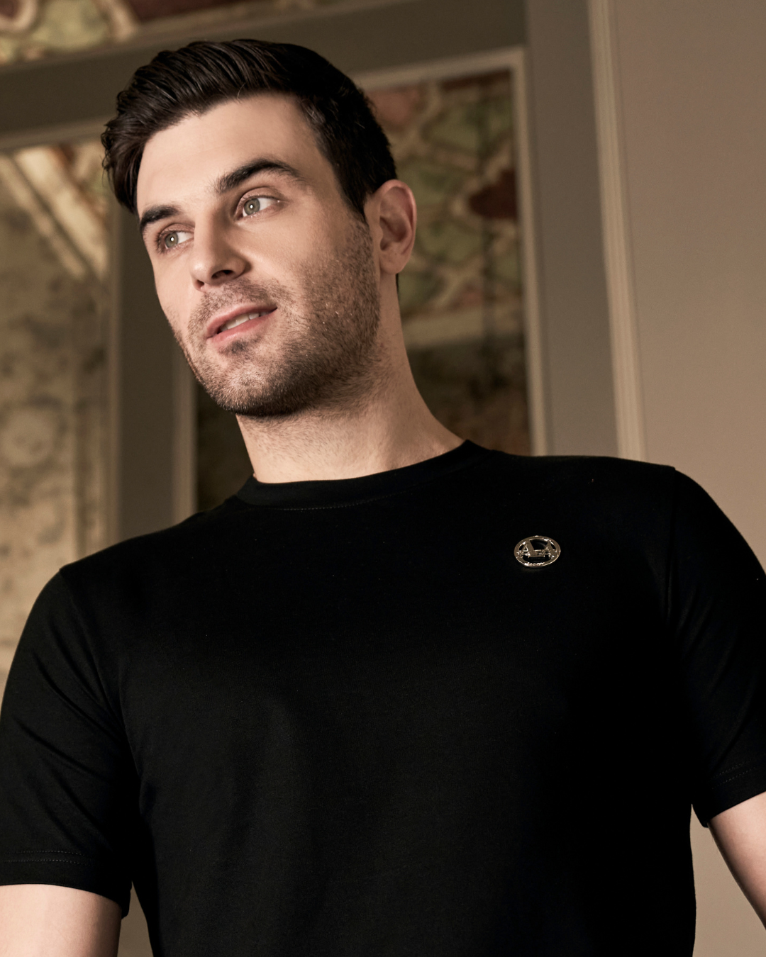 Classic Men's Black T Shirt