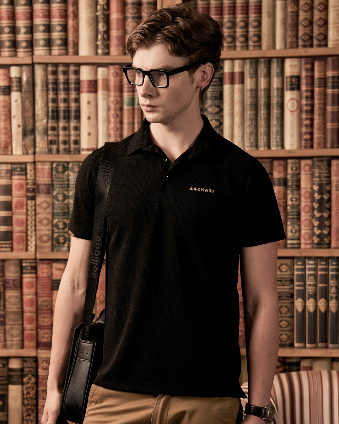Classic Black Polo