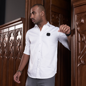 Aachari Signatute White Shirt