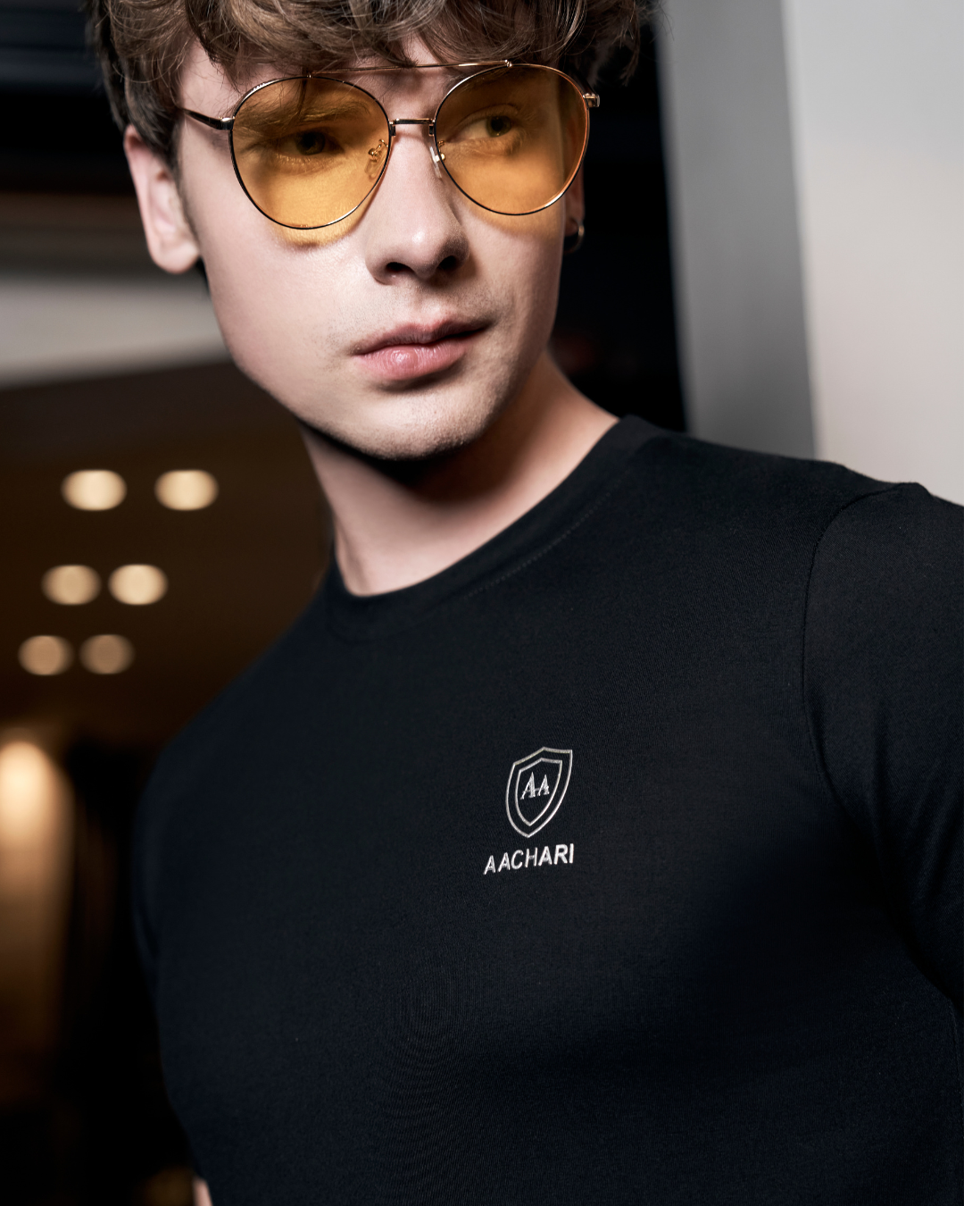 Men's Classic Fit  Black T Shirt