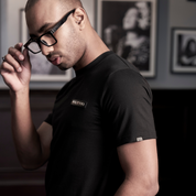 Signature Aachari Black T Shirt
