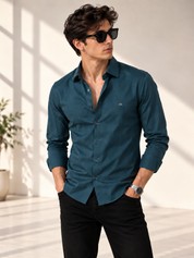 Signature classic Teal shirt