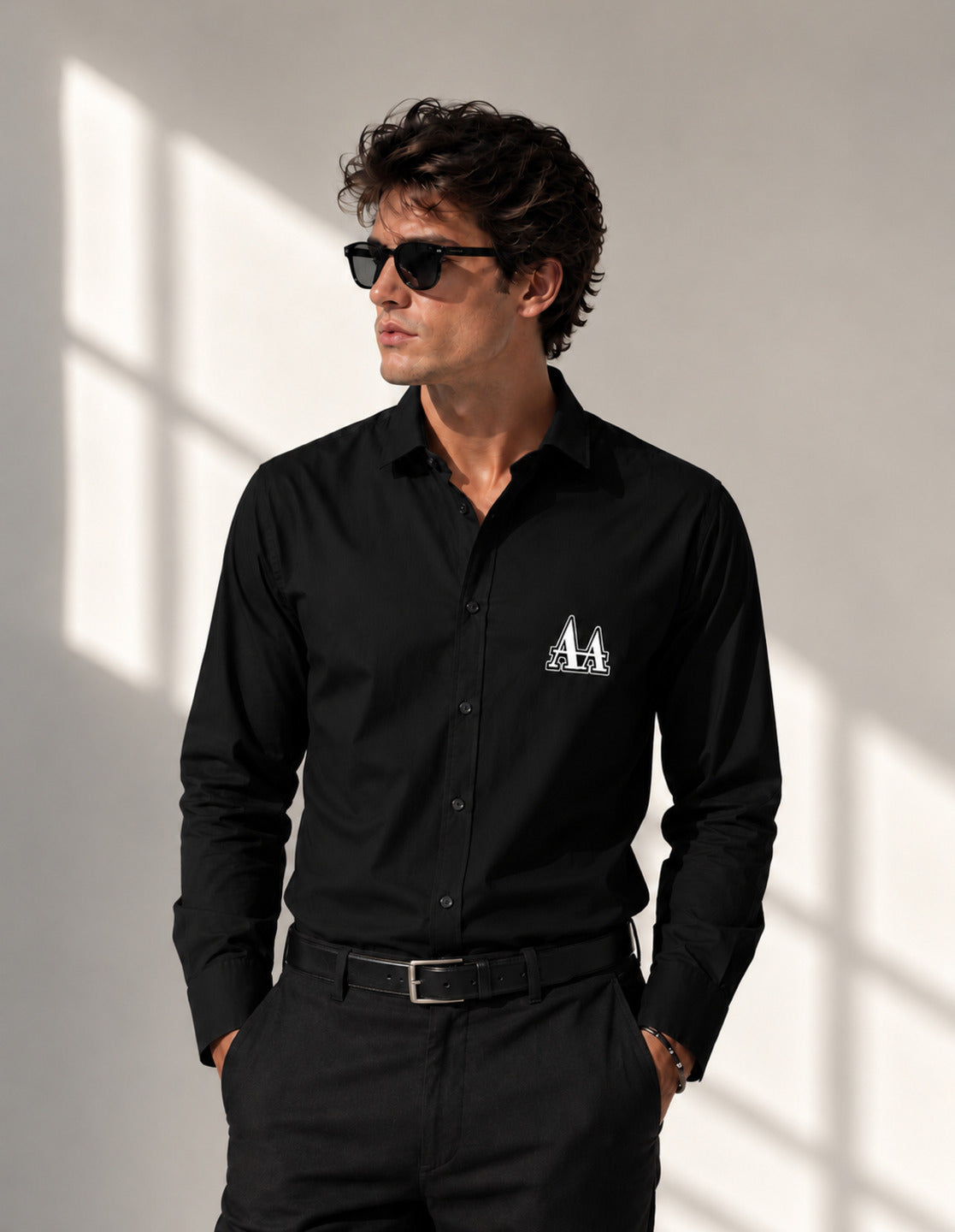 Classic Style Black Shirt