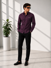Redefined Men's Wine Shirt