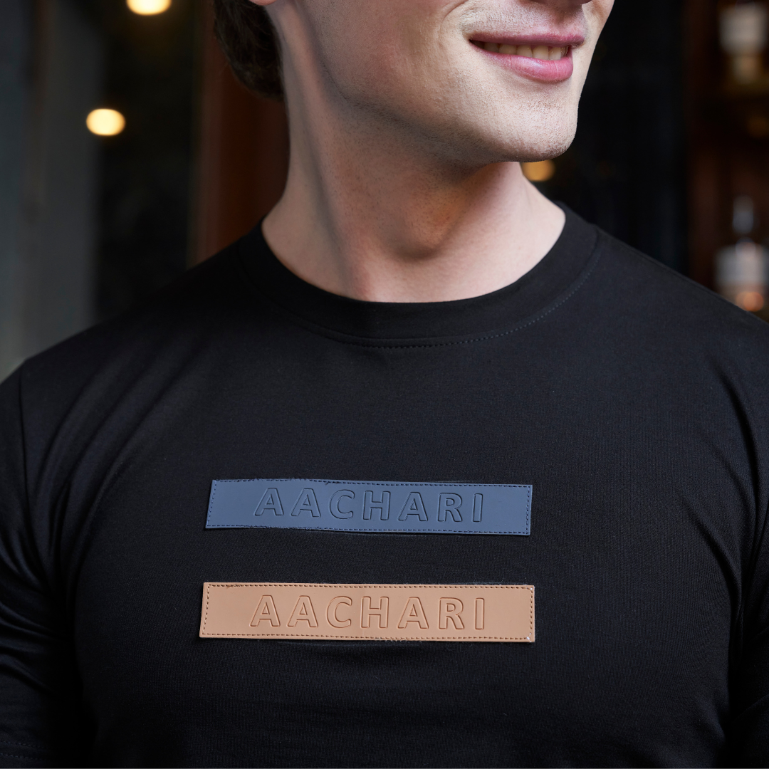 Aachari Classic Black T Shirt