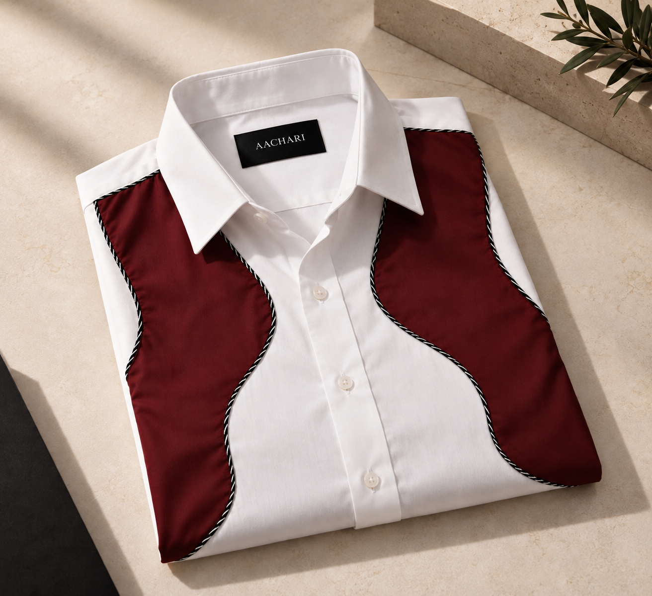 Maroon Wave Shirt